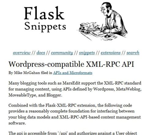 flask-wordpress